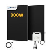 EcoFlow Balkon Zonnepanelen Set, 890/1000 Wp Bifaciale Zonnepanelen, 800 W Omvormer, Powerness