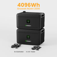 Growatt NOAH 2000 Batteriespeicher für Balkonkraftwerke, by Powerness