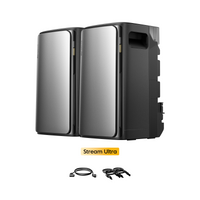 EcoFlow Stream Ultra, système de stockage tout-en-un pour centrales solaires de balcon, avec 4 modules solaires bifaciaux JA Solar de 500 W, par Powerness 