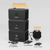 3x Growatt NOAH 2000 | 6144Wh / 1x 800W Growatt NEO / Powerness Express