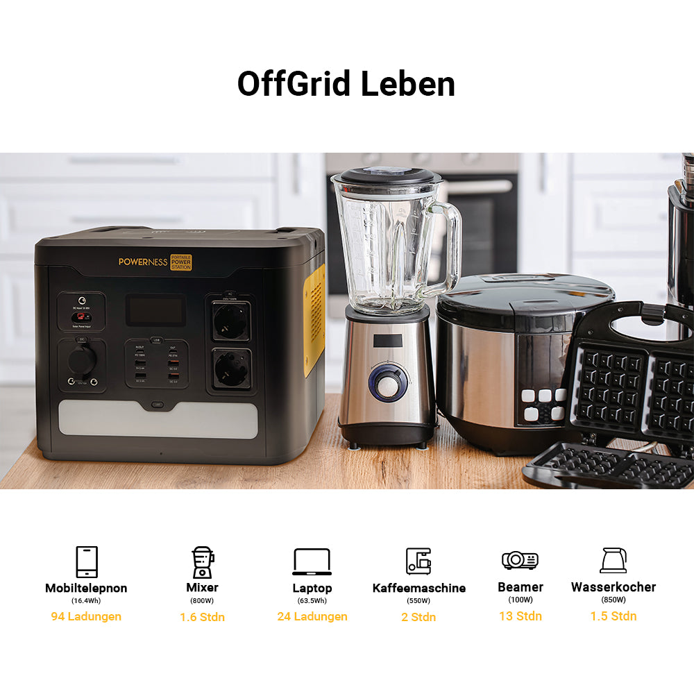 Powerness Hiker U1500 Draagbare Powerstation