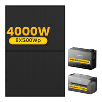 Anker Solarbank 3 E2700 Pro met Power Dock Multisysteem, inclusief 8 x 500 JA Solar Bifaciale Zonnepanelen, by Powerness