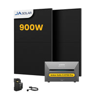 Anker SOLIX Solarbank 3 E2700 Pro, met 2 x 450 JA Solar Bifaciale Zonnepanelen, by Powerness