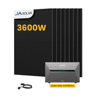 Anker SOLIX Solarbank 3 E2700 Pro, mit 8 x 450 JA Solar Bifaziale Solarmodule, by Powerness