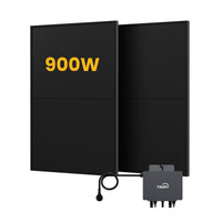 Powerness Balkon Zonnepanelen Set, 900/1000 Wp Bifaciale Zonnepanelen, 800 W TSUN TSOL-MS800 Micro-Omvormer Aanbieding