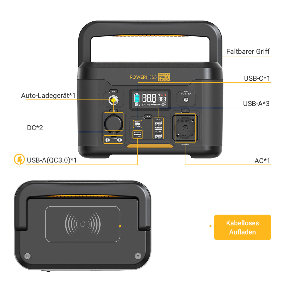 Powerness Hiker U500 Draagbare Powerstation