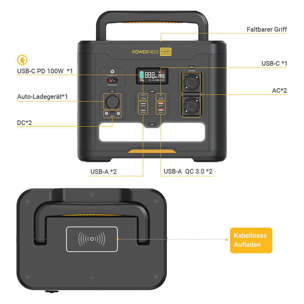 Powerness Hiker U1500 Draagbare Powerstation